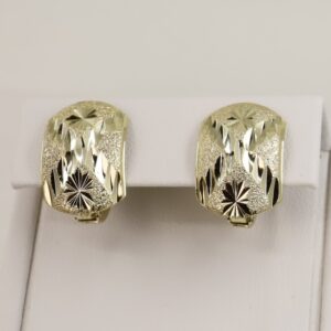 Cercei placati cu aur 14K model CH631 - 1,4 cm