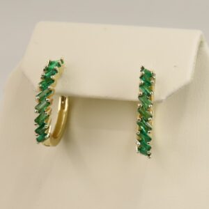 Cercei placati cu aur 14K model CH686 - 1,5 cm