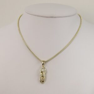 Lant cu pandativ placat cu aur 14K Model LL279 – 50 cm