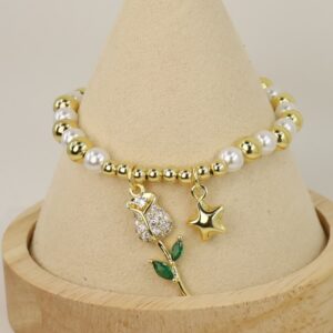 Bratara placata cu aur 14K model BB466 - reglabila