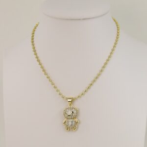 Lant cu pandativ placat cu aur 14K Model LL422 – 50 cm