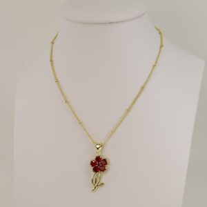 Lant cu pandativ placat cu aur 14K Model LL423 – 50 cm