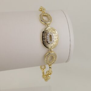 Bratara placata cu aur 14K model BB486 - 19 cm