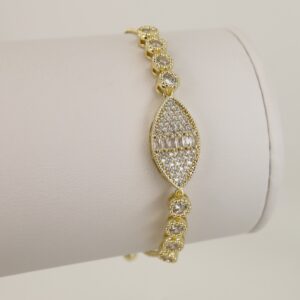 Bratara placata cu aur 14K model BB498 - reglabila