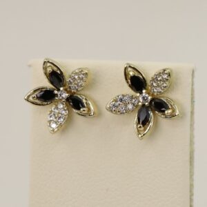 Cercei placati cu aur model CJ557 - dimensiune 1 cm