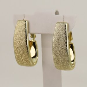 Cercei placati cu aur model CJ626 - dimensiune 3,5 cm