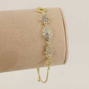 Bratara placata cu aur 14K model BB639 - reglabila