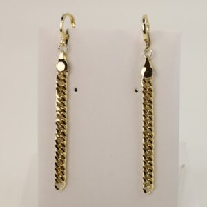 Cercei placati cu aur model CJ665 - dimensiune 5 cm