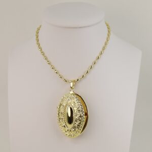 Lant cu pandativ placat cu aur 14K Model LL452 – 50 cm