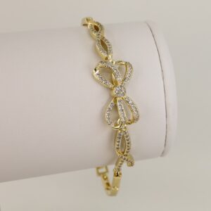 Bratara placata cu aur 14K model BB573 - 19 cm