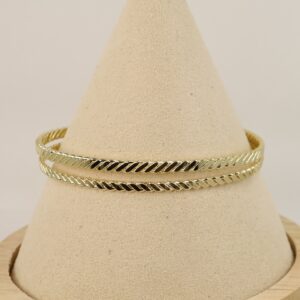 Bratara placata cu aur 14K model BB569 - reglabila