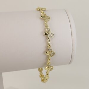 Bratara placata cu aur 14K model BB592 - 19 cm