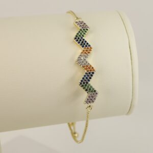 Bratara placata cu aur 14K model BB539 - reglabila