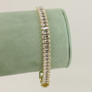 Bratara placata cu aur 14K model BB608 - 19 cm