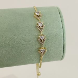 Bratara placata cu aur 14K model BB619 - reglabila