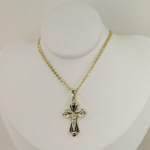 Lant cu pandativ placat cu aur 14K Model LL496 – 55 cm