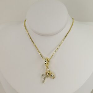 Lant cu pandativ placat cu aur 14K Model LL490 – 55 cm