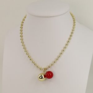 Lant cu pandativ placat cu aur 14K Model LL474 – 45 cm