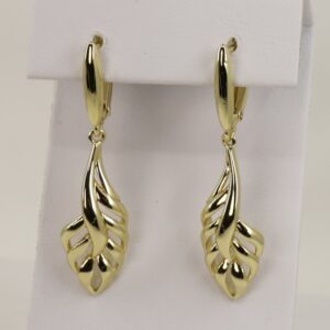 Cercei placati cu aur model CC028 - dimensiune 4 cm