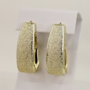 Cercei placati cu aur model CC036 - dimensiune 3,5 cm