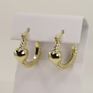 Cercei placati cu aur model CC021 - dimensiune 1,5 cm