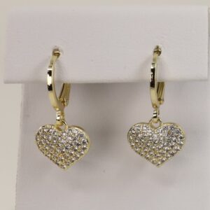 Cercei placati cu aur model CC049 - dimensiune 2,2 cm