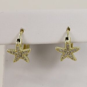 Cercei placati cu aur model CC018 - dimensiune 0,5 cm