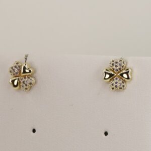 Cercei placati cu aur model CC010 - dimensiune 0,6 cm