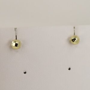 Cercei placati cu aur model CC043 - dimensiune 0,2 cm