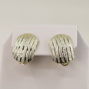 Cercei placati cu aur model CC052 - dimensiune 1,4 cm