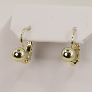 Cercei placati cu aur model CC093 - dimensiune 1,3 cm