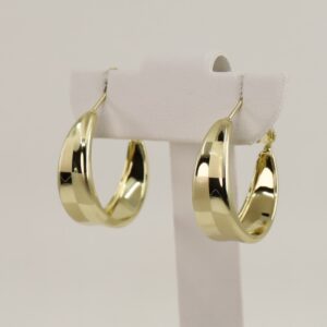 Cercei placati cu aur model CC139 - dimensiune 1,5 cm