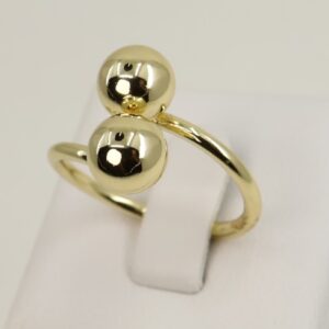 Inel placat cu aur 14K Model NE069 - reglabil