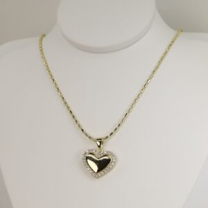 Lant cu pandativ placat cu aur 14K Model LL539 – 60 cm