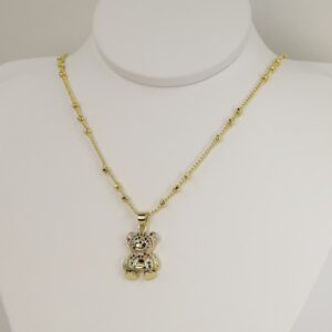 Lant cu pandativ placat cu aur 14K Model LL521 – 50 cm