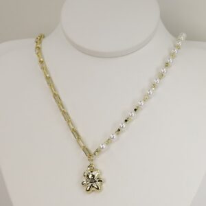 Lant colier placat cu aur 14K Model LL529 – 45 cm