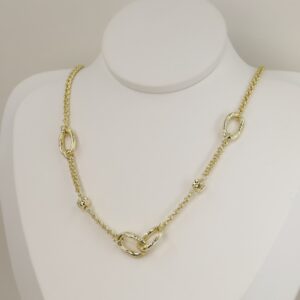 Lant placat cu aur 14K Model LL526 – 45 cm