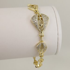 Bratara placata cu aur 14K BB713 - dimensiune 19 cm