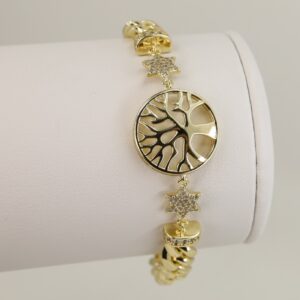 Bratara placata cu aur 14K BB710 - dimensiune 19 cm