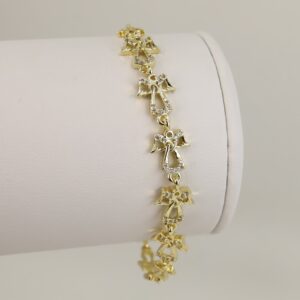 Bratara placata cu aur 14K BB704 - dimensiune 19 cm