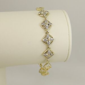 Bratara placata cu aur 14K model BB662 - 19 cm