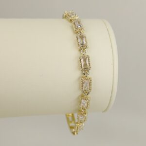 Bratara placata cu aur 14K model BB665 - 19 cm