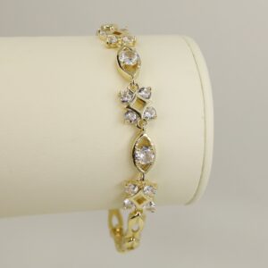 Bratara placata cu aur 14K model BB676 - 19 cm