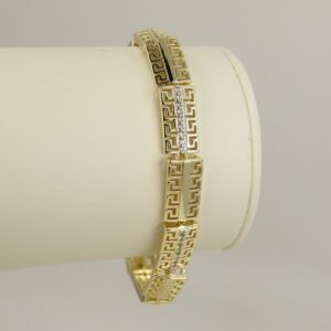 Bratara placata cu aur 14K model BB674 - 19 cm