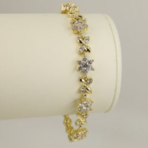 Bratara placata cu aur 14K model BB664 - 19 cm