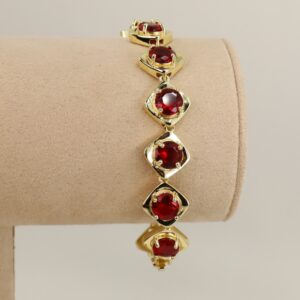 Bratara placata cu aur 14K model BB689 - 19 cm