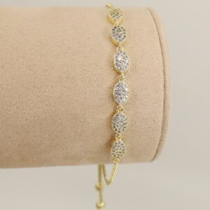 Bratara placata cu aur 14K model BB699 - reglabila