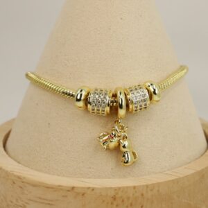 Bratara placata cu aur 14K BB736 - dimensiune 26 cm + extensie