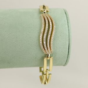 Bratara placata cu aur 14K BB723 - dimensiune 19 cm