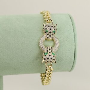 Bratara placata cu aur 14K BB725 - dimensiune 19 cm